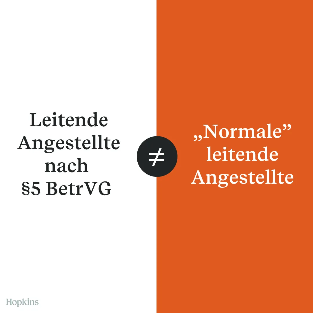 Abfindung: Leitende Angestellte nach §5 BetrVG oder normale Führungskräfte