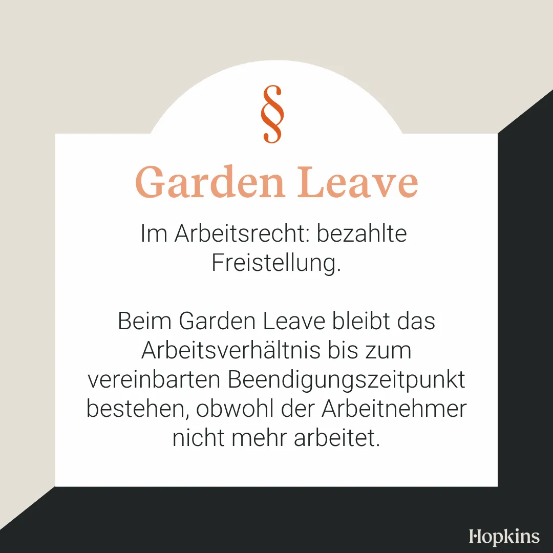 Garden Leave: Definition
