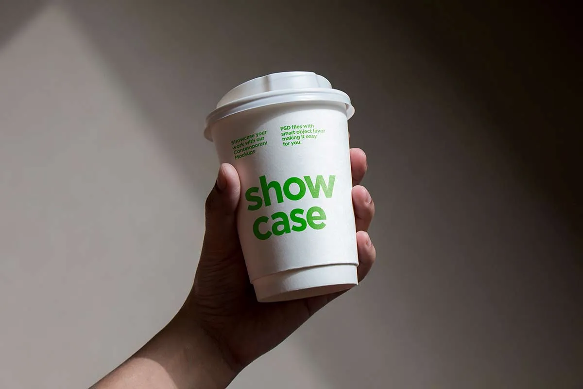P2 Paper Cup Mockup