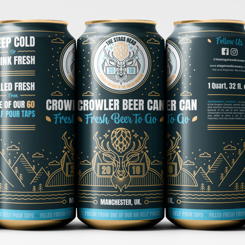 Brand Identity - Stags Head Brewery