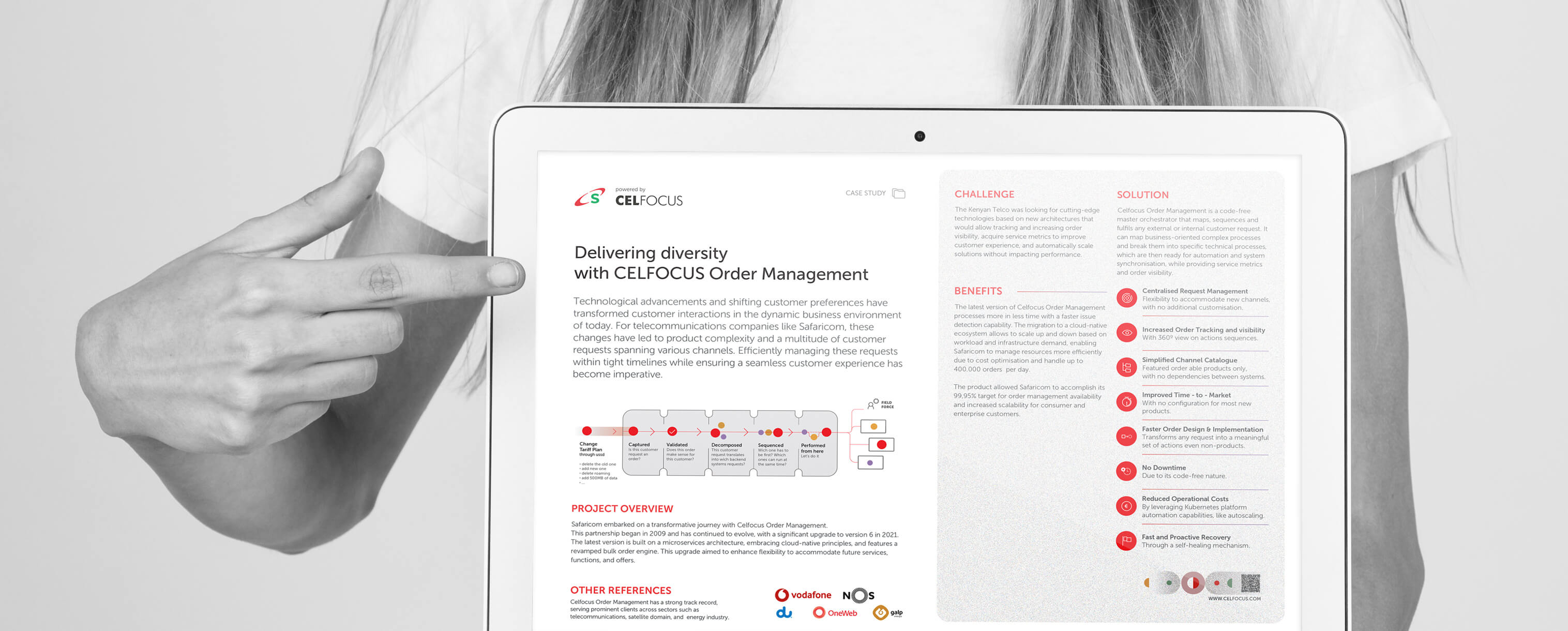 Safaricom: CELFOCUS Order Management One Pager