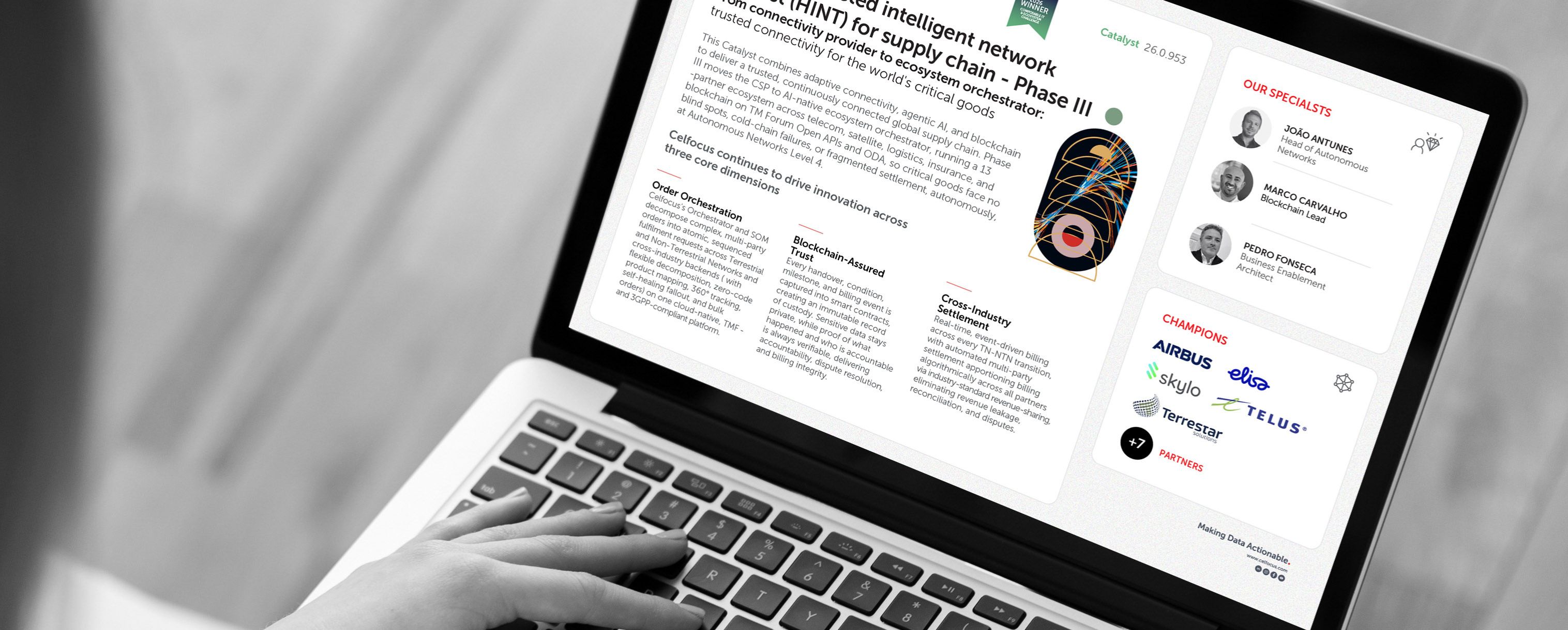 Catalyst Hyperconnected intelligent network of trust for supply chain – Phase III One Pager