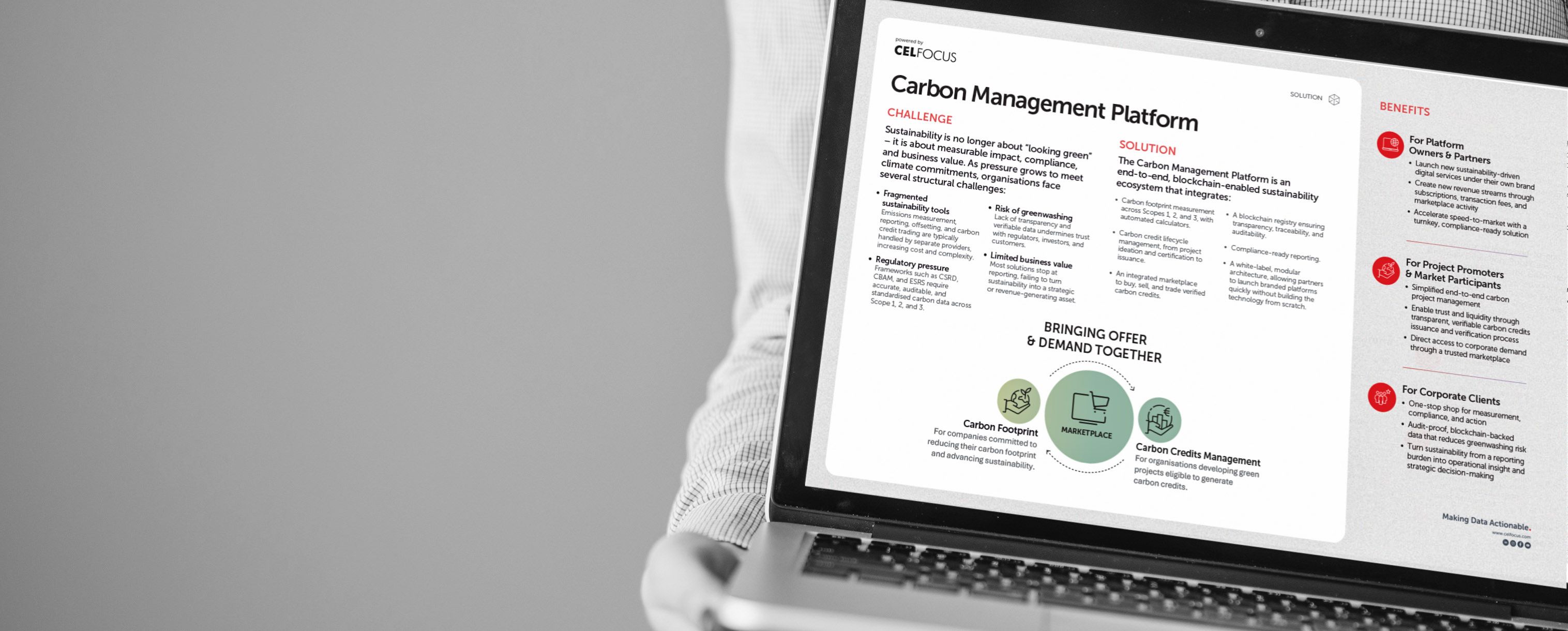 Carbon Management Platform One Pager 