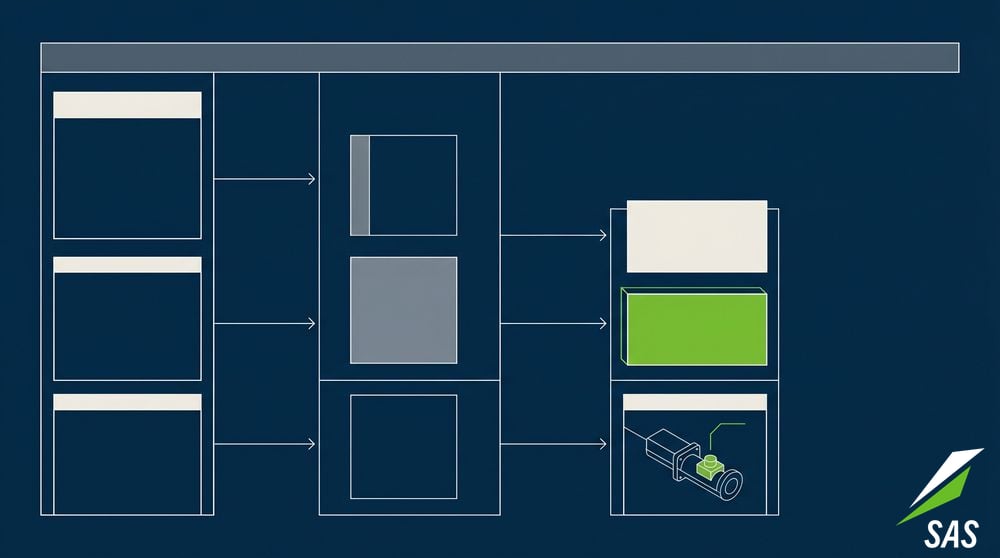 In-situ maintenance decision framework: condition assessment to risk ranking to intervention type, key option in green.