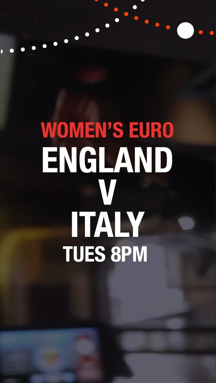 Join us as we watch the Lionesses roar into the Women's Euro semi-finals 🦁

England v Italy
Tues 8pm

Head to the link in our bio to secure your spot! ⚽