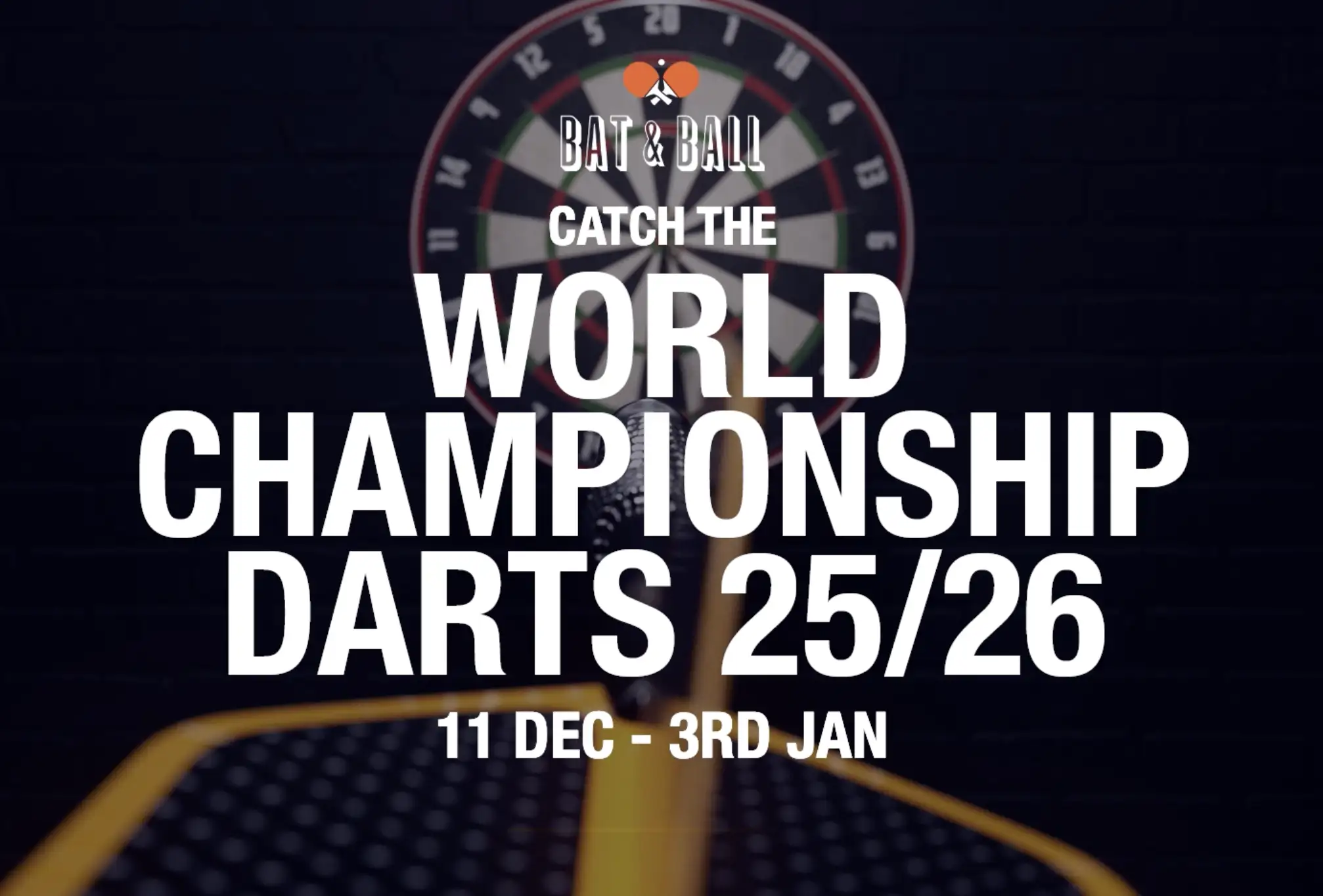 Join us to watch the World Darts Championship final