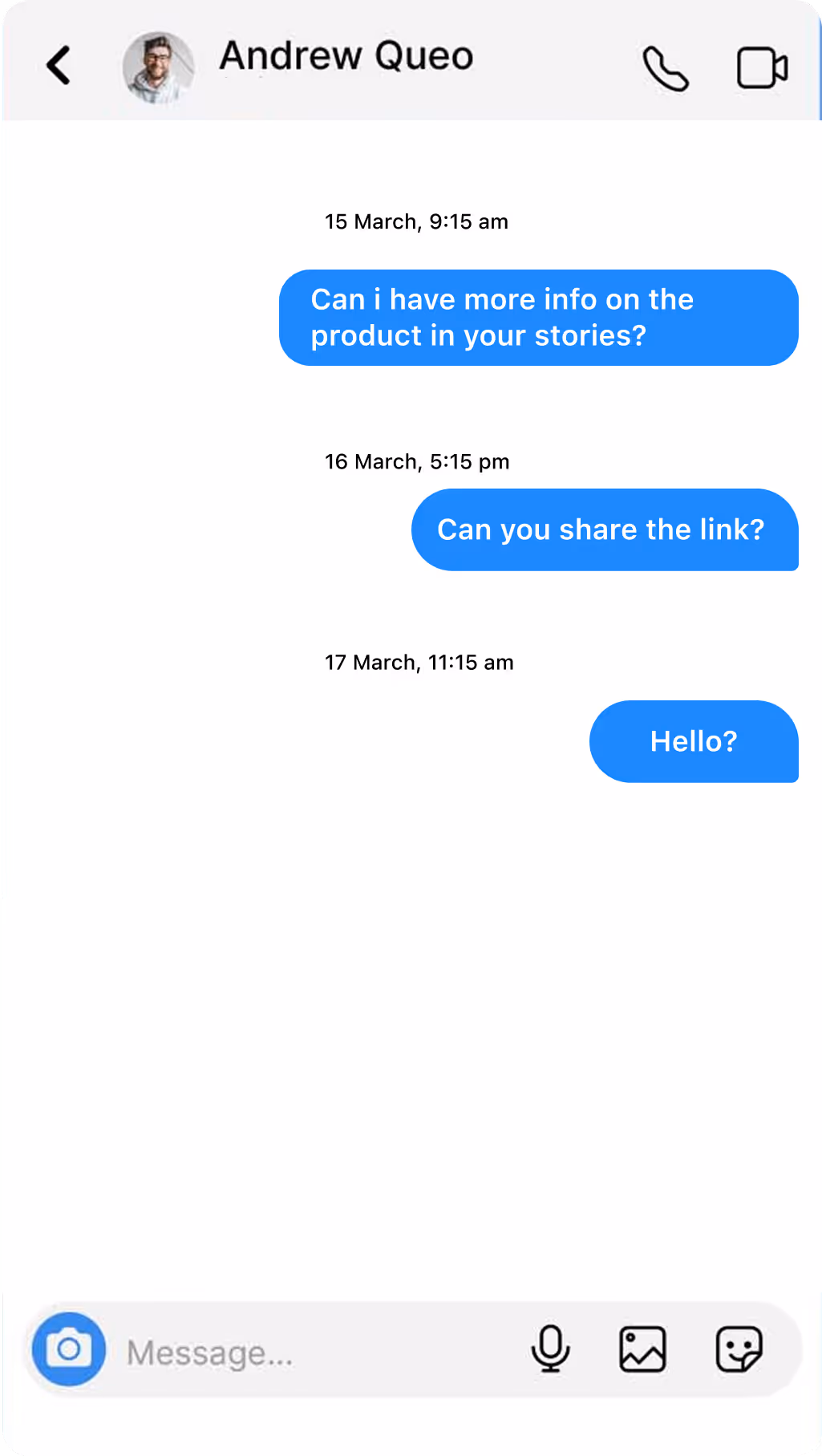 Lead-generation use case of Inrō from a Instagram paid campaign.