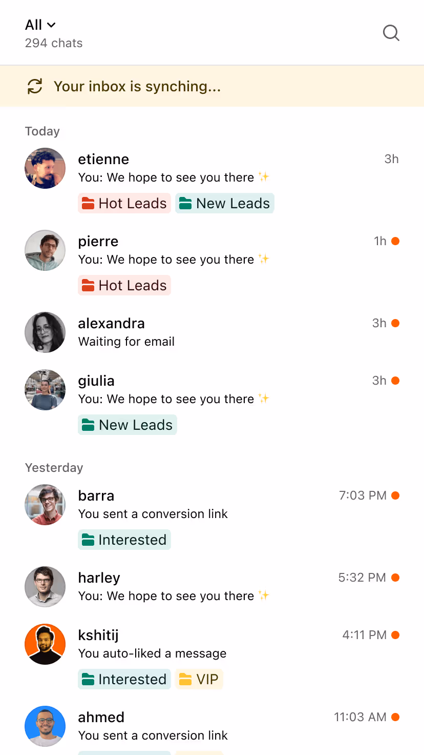 Lead-generation use case of Inrō from a Instagram paid campaign.
