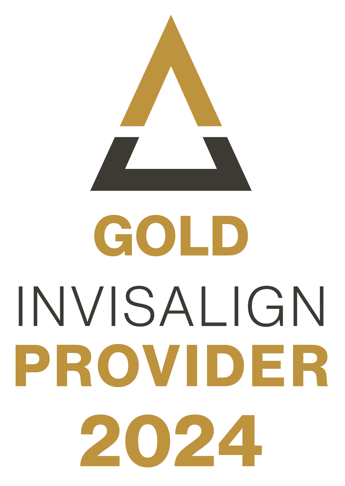 Gold Invisalign Provider badge