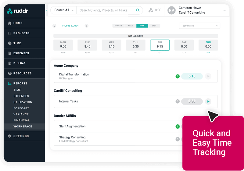 Ruddr - Platform Features
