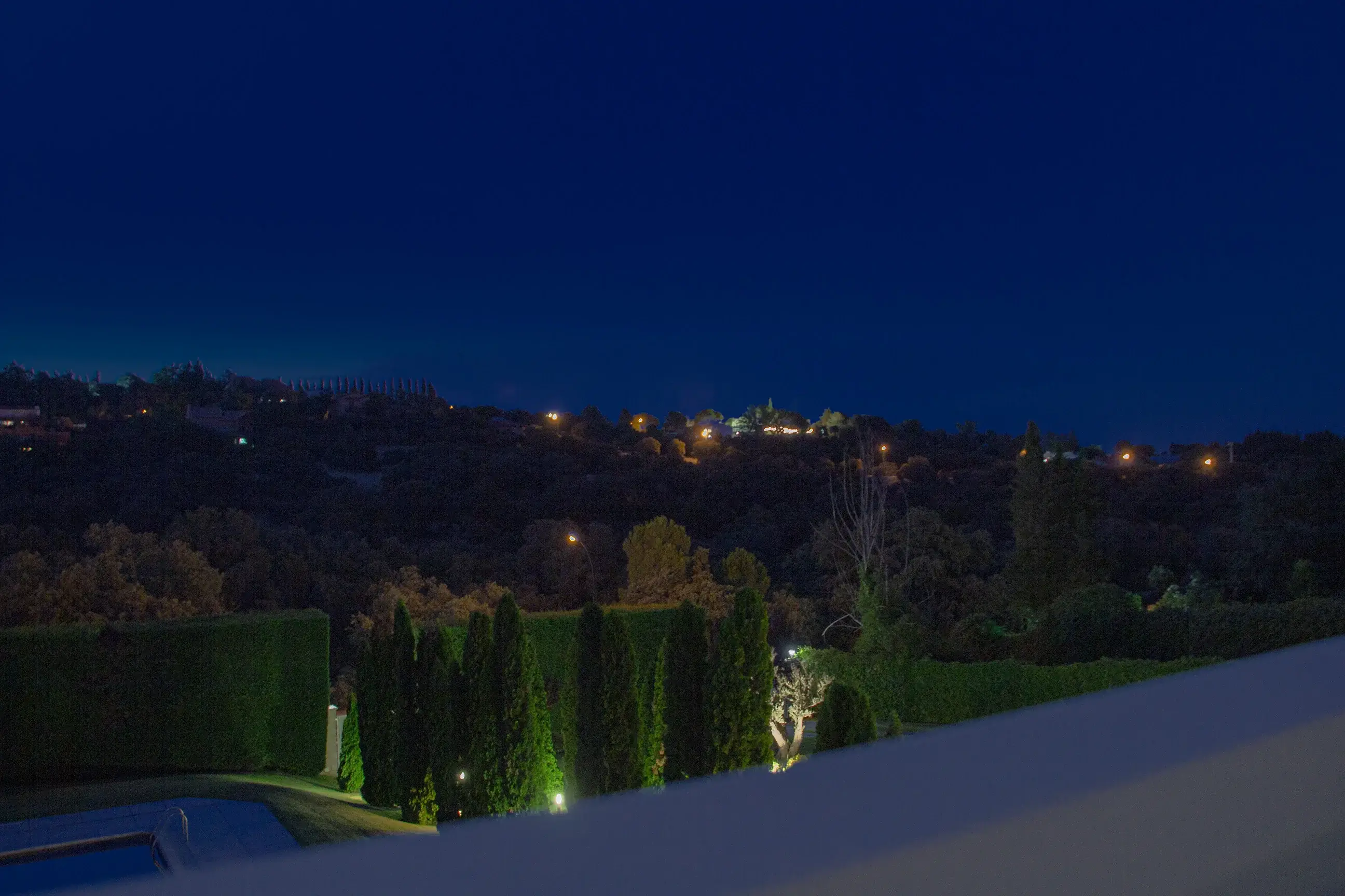 Studio exterior at night