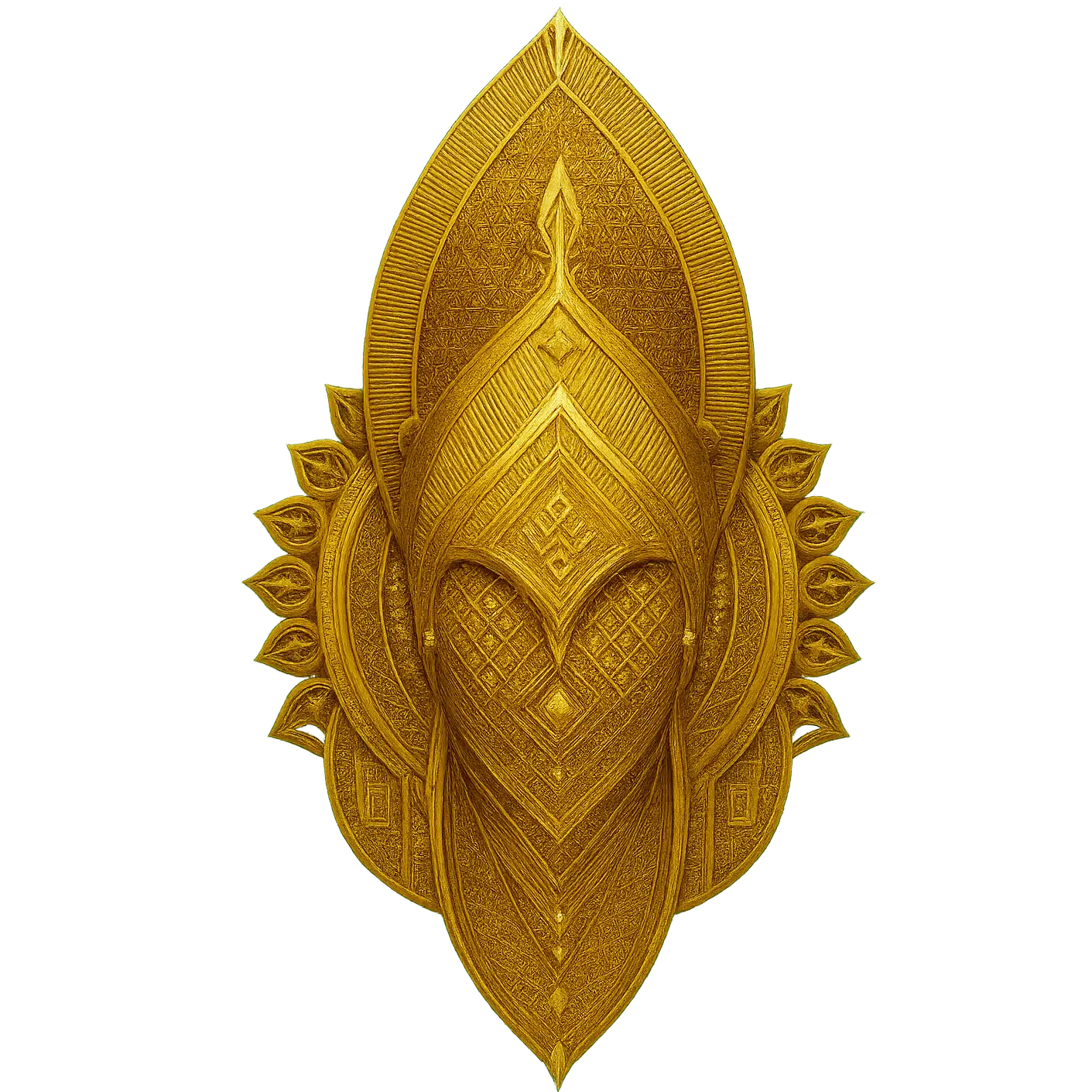 gold mask
