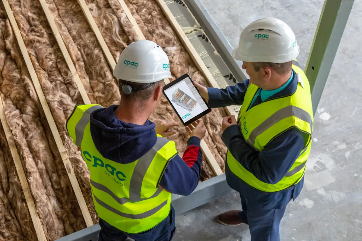 Constructor en obra