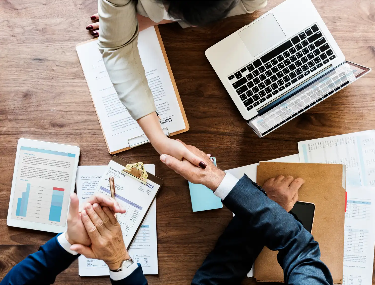 An aerial view of Dubai City at night