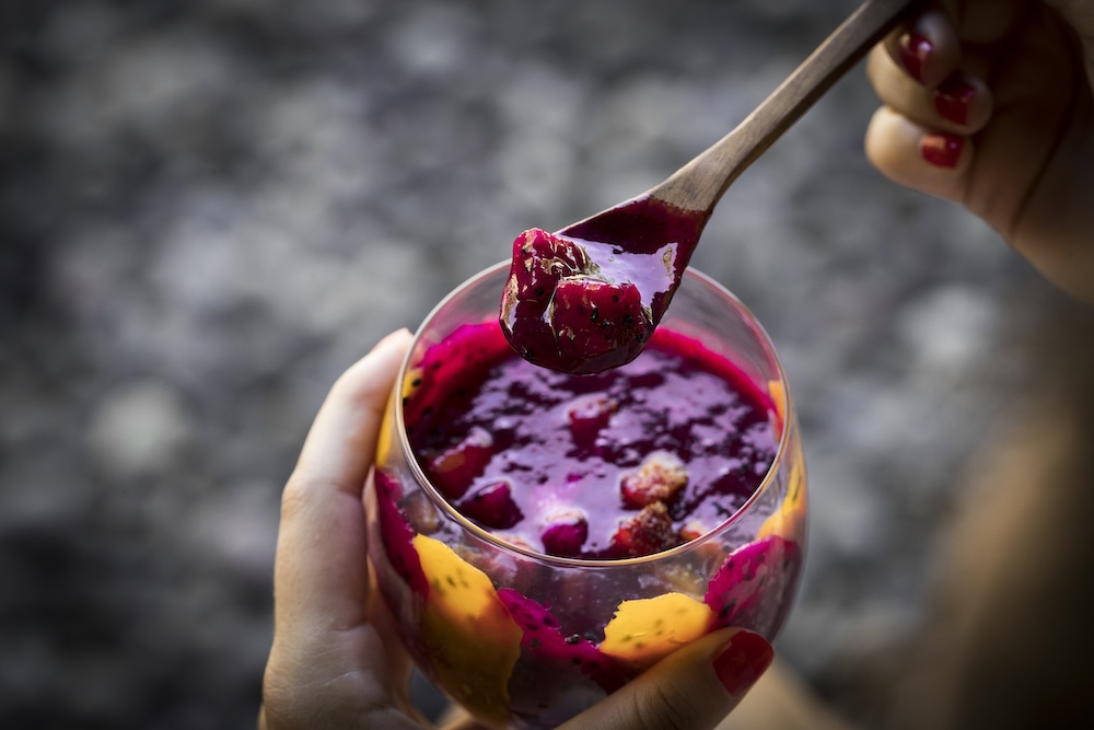 NŪTRIŌ nutrition — fresh dragon fruit bowl