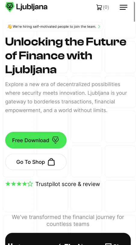 Crypto Webflow Template - Ljubljana - Designed by Azwedo.com and Wedoflow.com