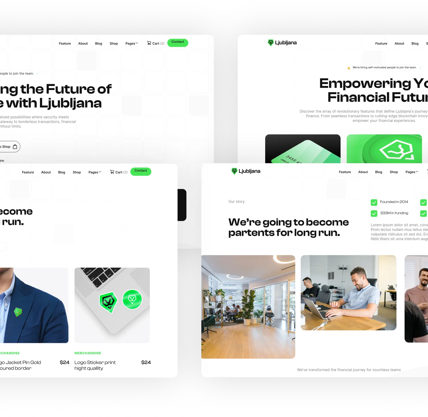 Crypto Webflow Template - Ljubljana - Designed by Azwedo.com and Wedoflow.com