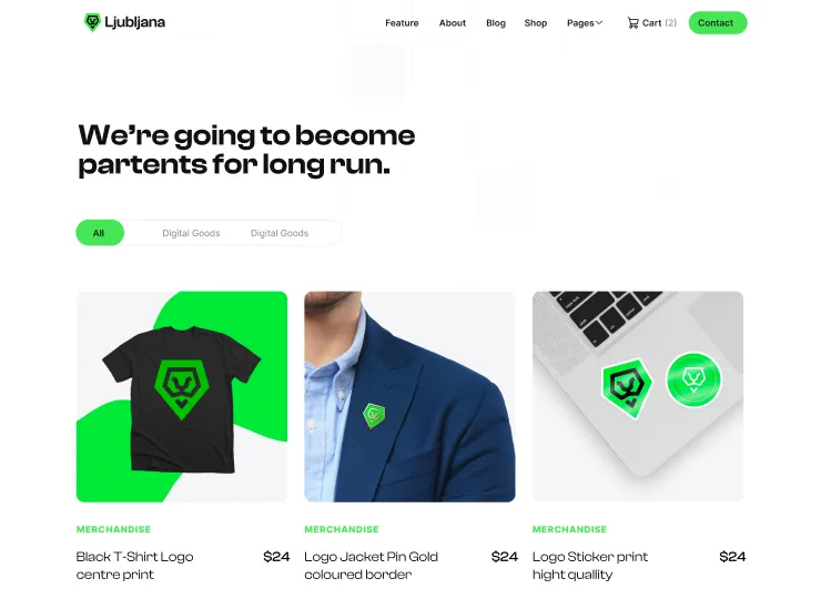 Crypto Webflow Template - Ljubljana - Designed by Azwedo.com and Wedoflow.com