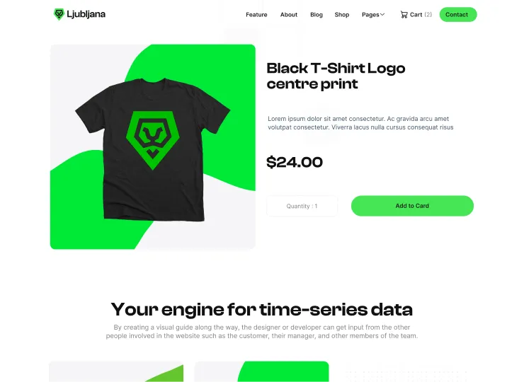 Crypto Webflow Template - Ljubljana - Designed by Azwedo.com and Wedoflow.com