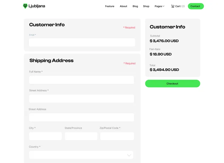 Crypto Webflow Template - Ljubljana - Designed by Azwedo.com and Wedoflow.com