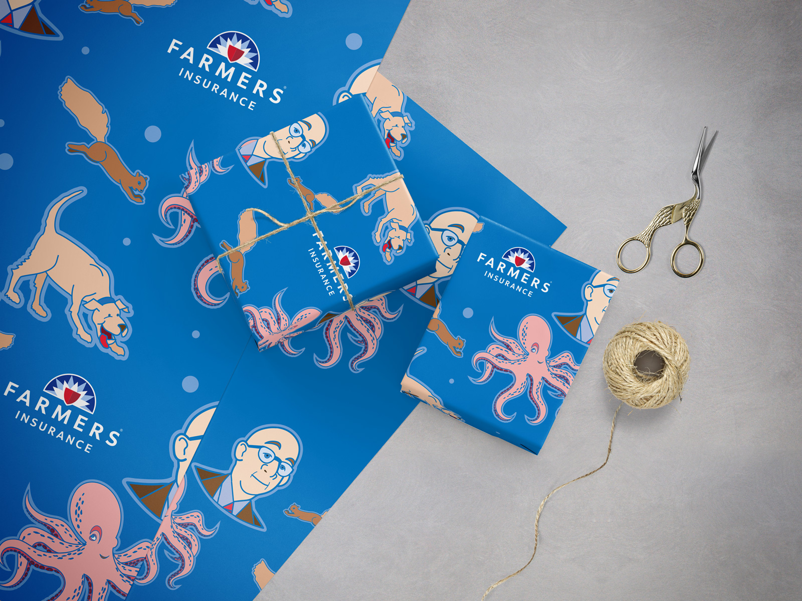 Farmers Insurance motion graphics and other assets