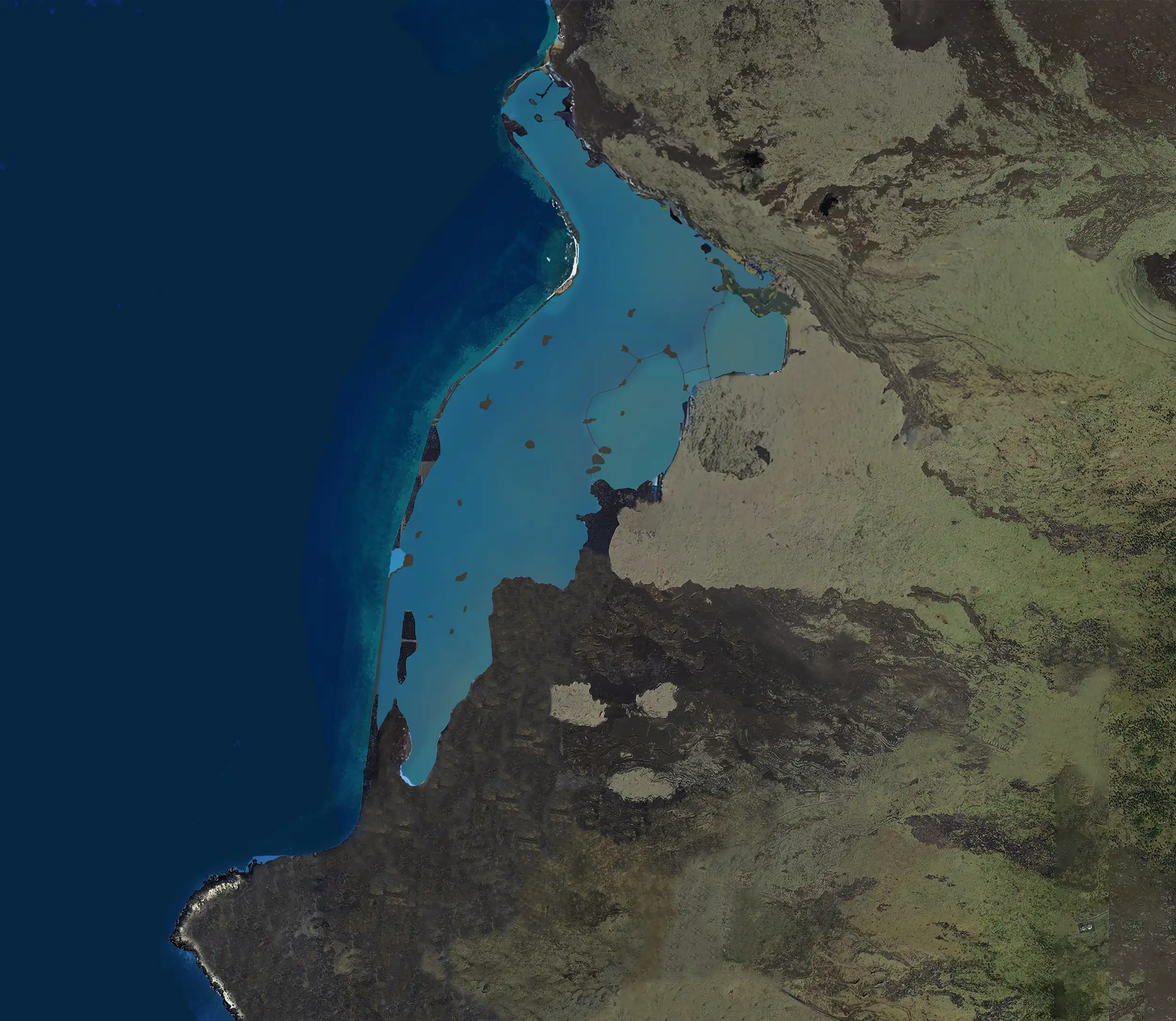 Historical coastline 