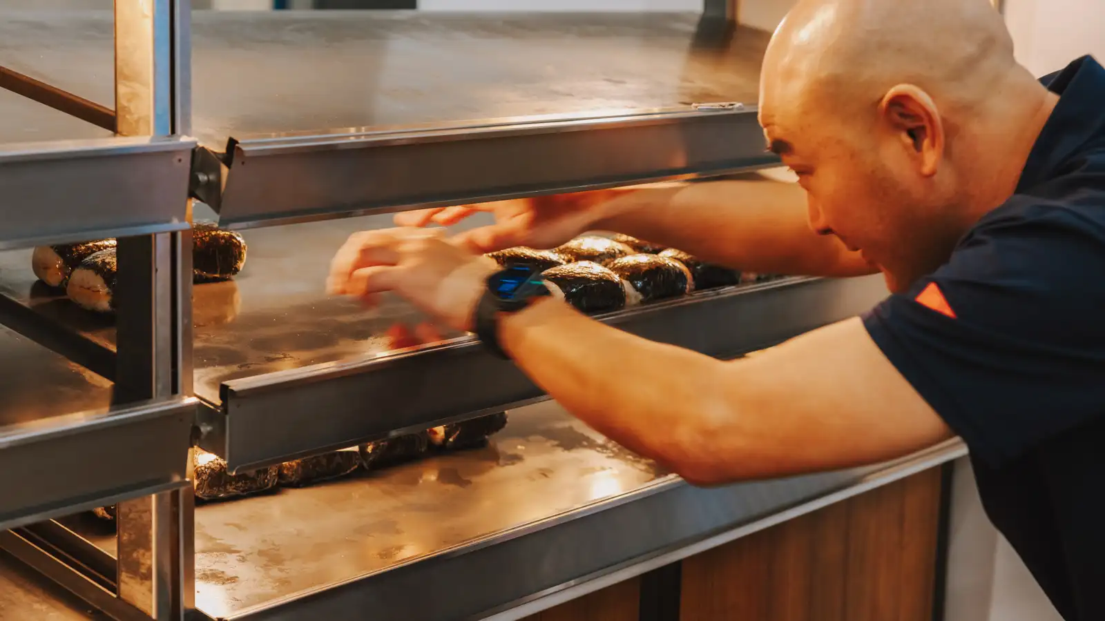 Hot food available at Matsuyama Food and Fuel