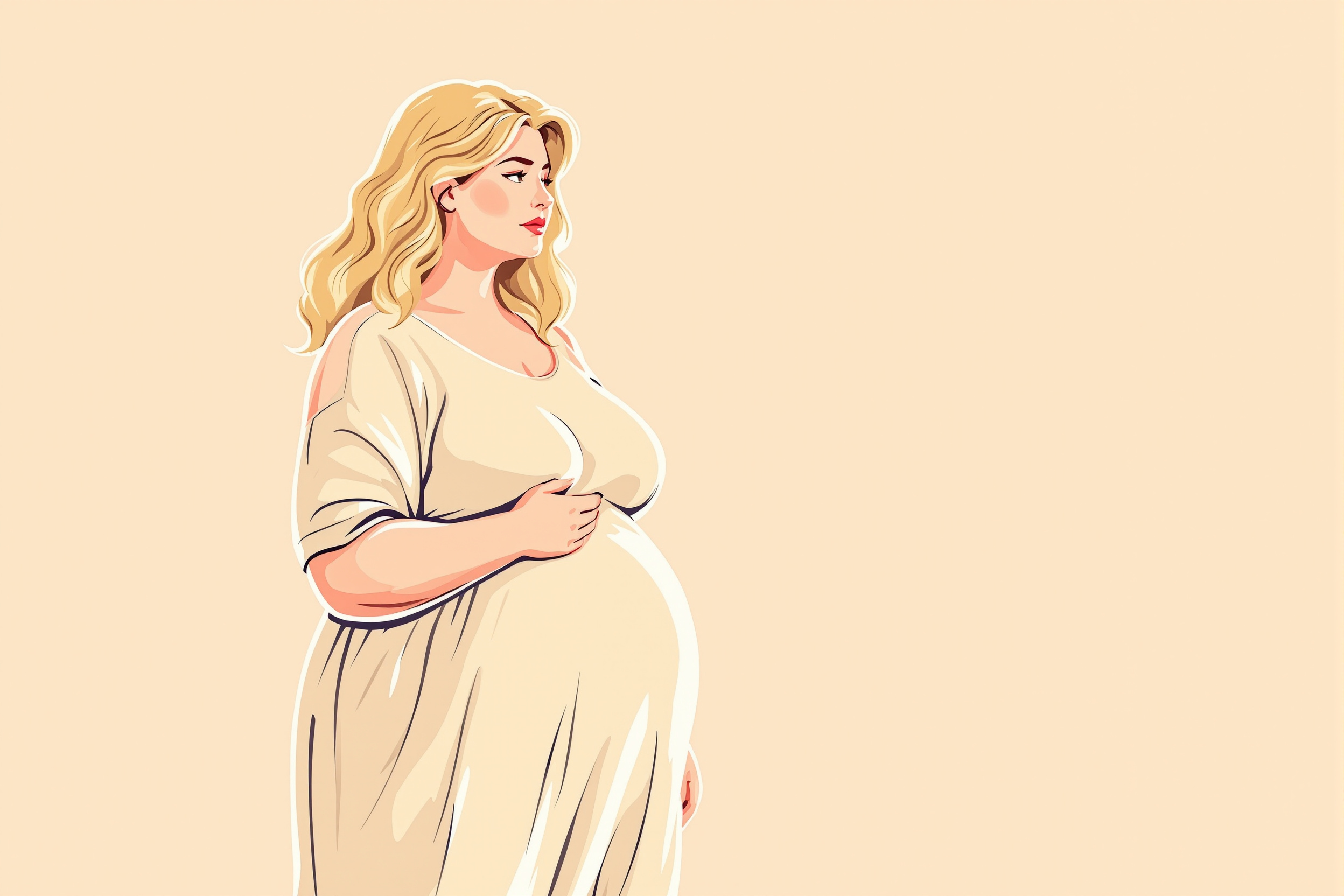 Frau betrachtet nachdenklich ihre Beine, möglicher Hinweis auf Lipödem Symptome