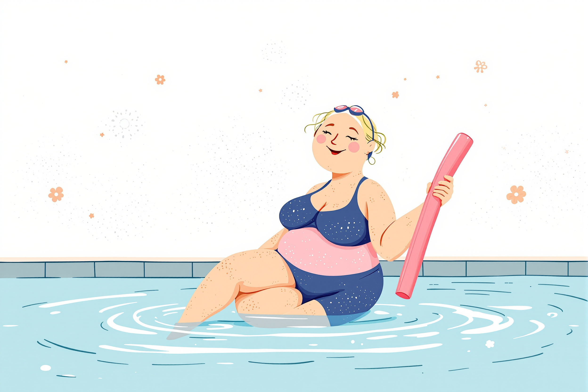 Frau betreibt Nordic Walking mit Kompressionsstrümpfen in natürlicher Umgebung.