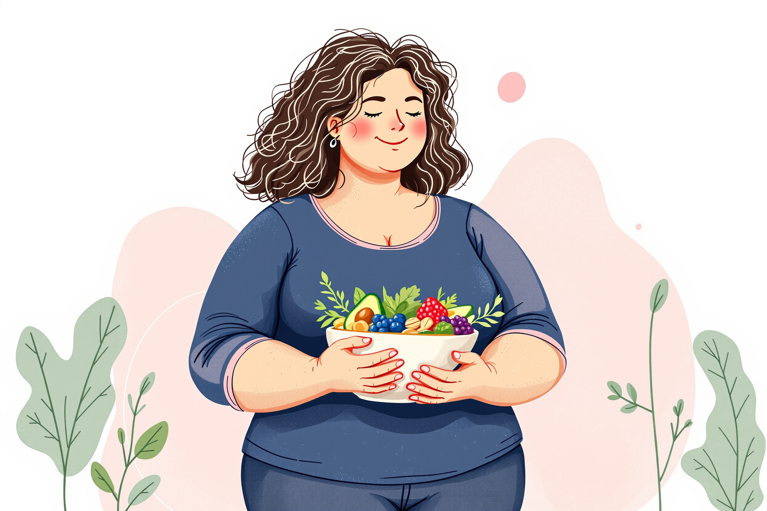 Frau studiert Kochbuch für Lipödem-freundliche Ernährung in ihrer Küche.