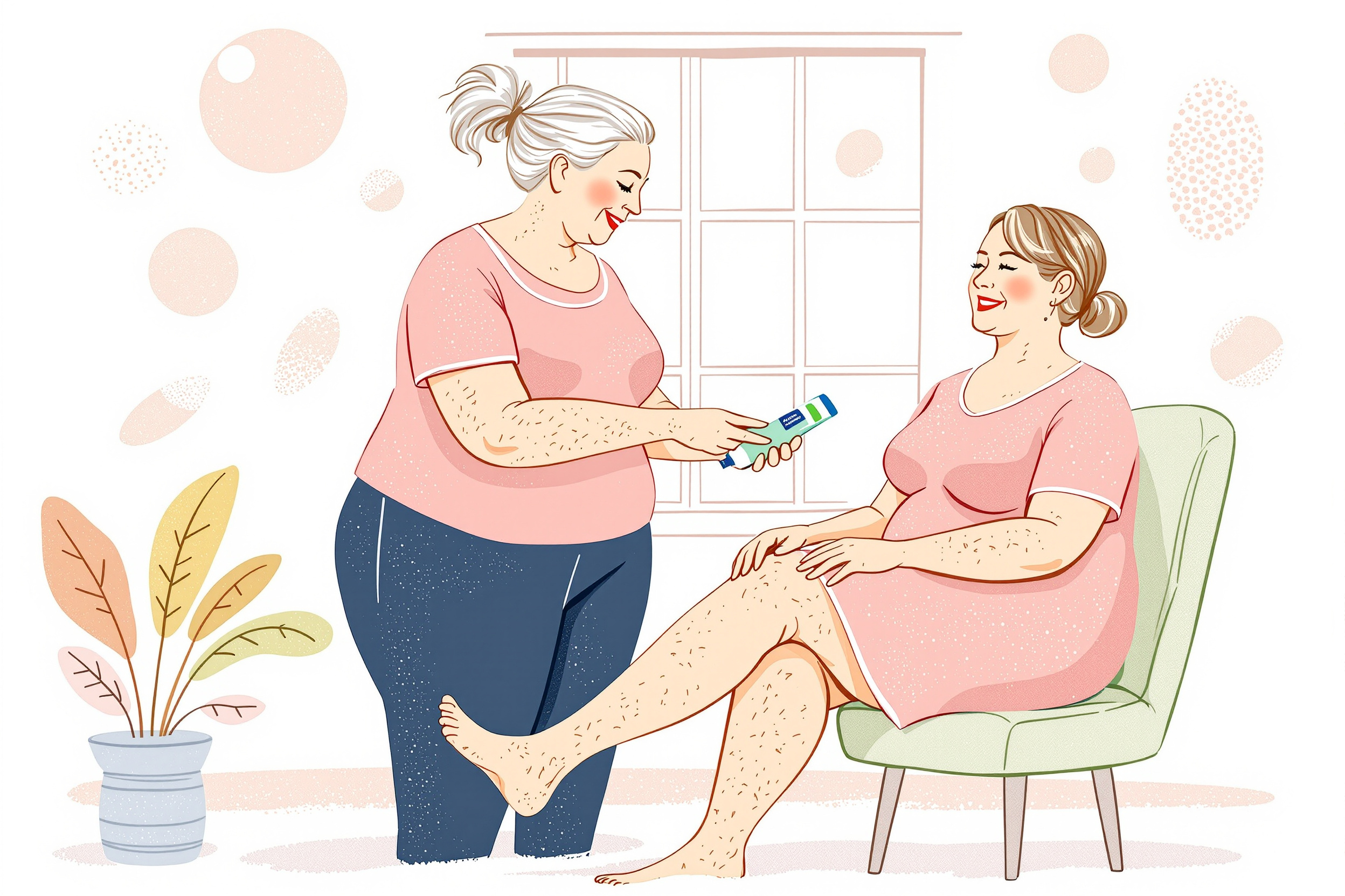 Frau mit Lipödem genießt den Sommer im Park.