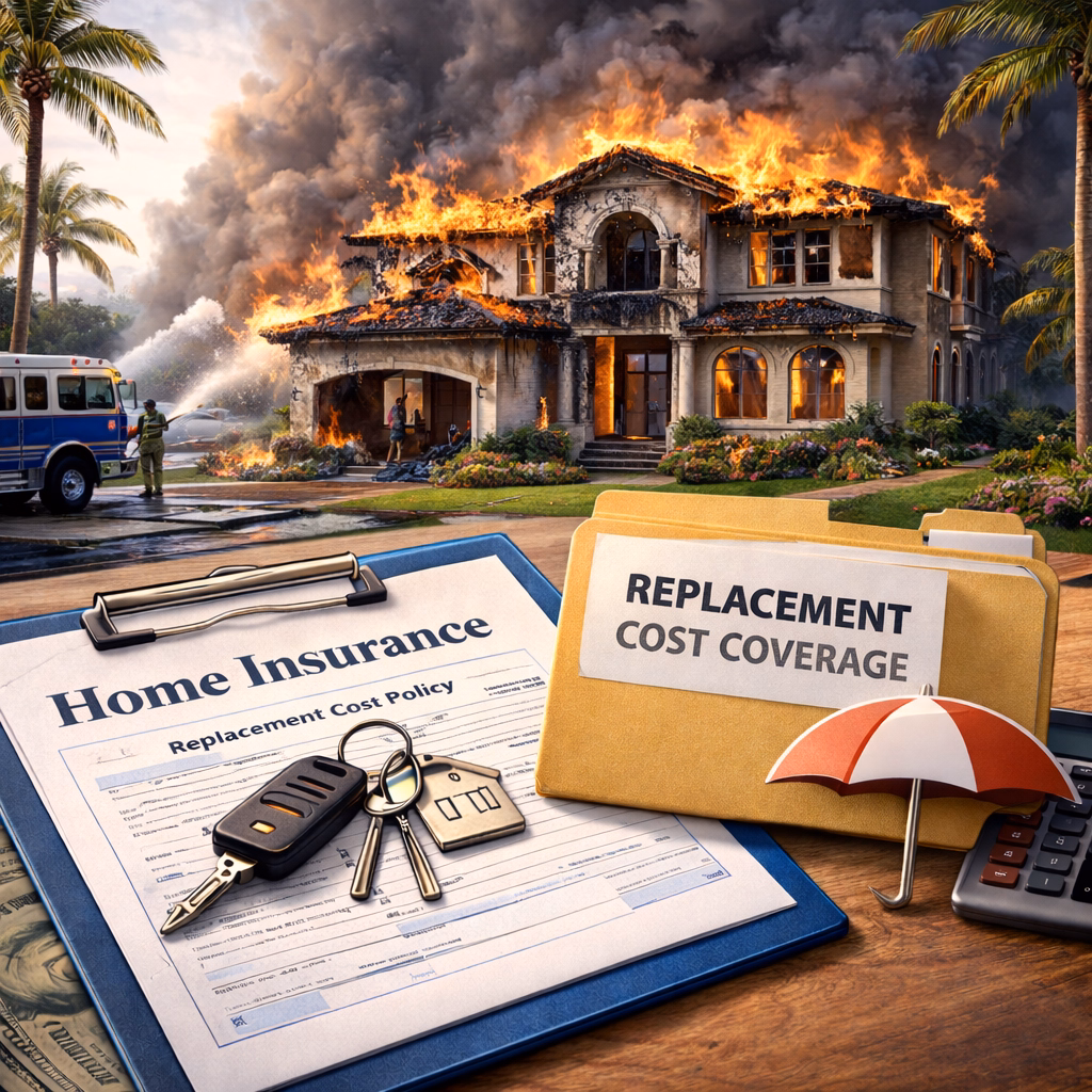 Florida home insurance replacement cost coverage