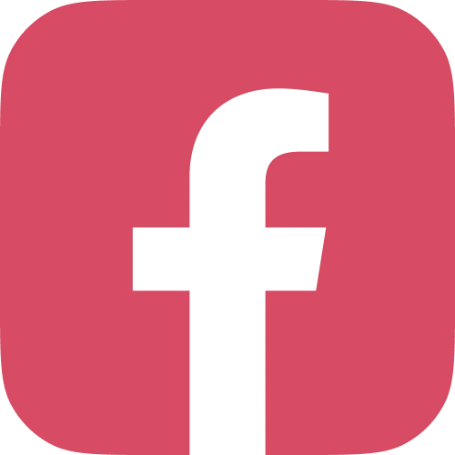 Icone Facebook en rose