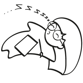 chibi d'une femme cheveux long en train de dormir
