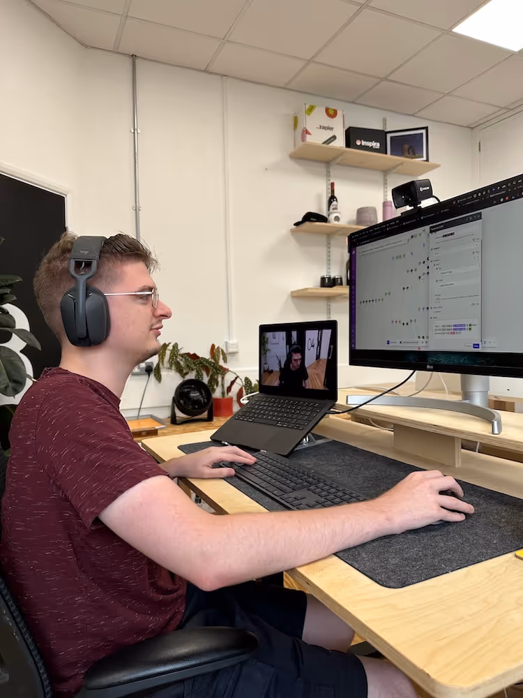 Integration expert developing an automation