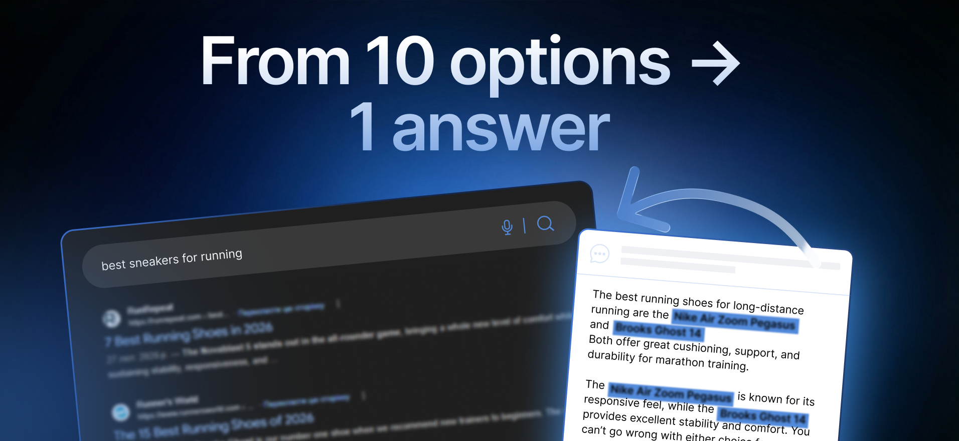What is the difference between AI search and traditional search engines?
