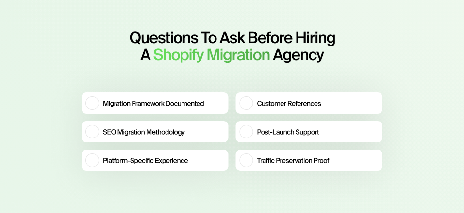 Shopify migration experts