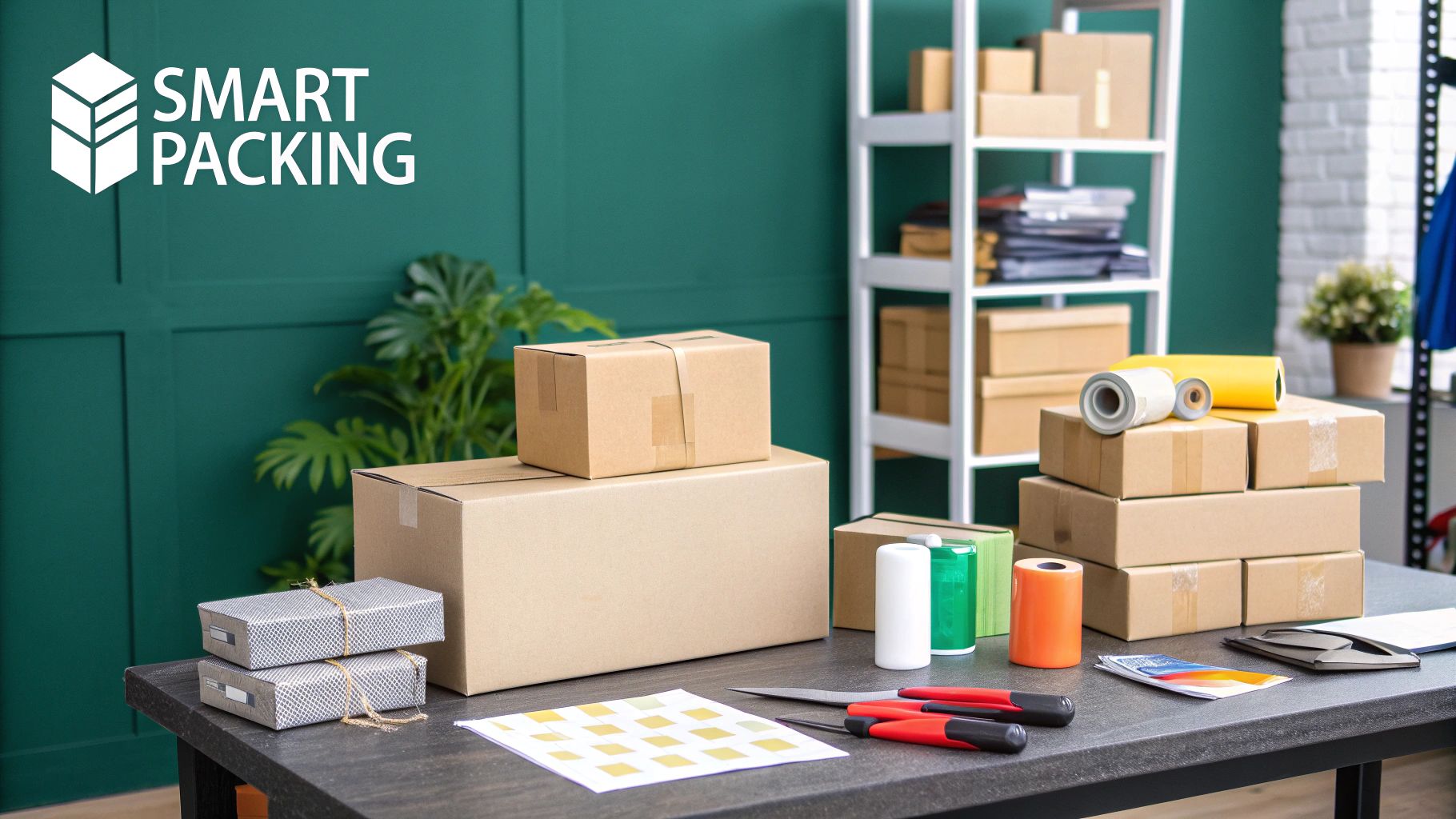 Plan Packing Strategy and Gather Supplies