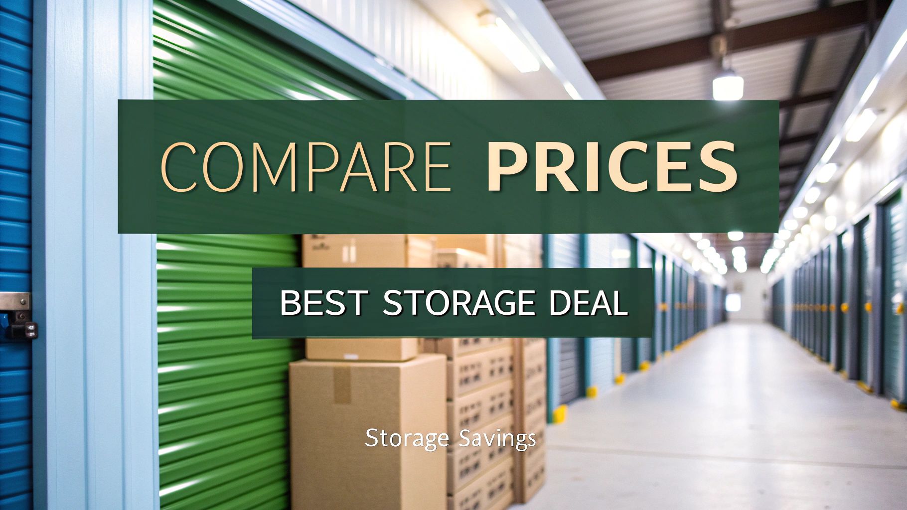 Compare Storage Unit Prices to Find the Best Deal