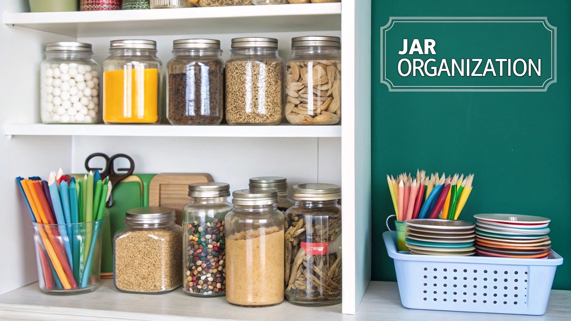 Mason Jar Organization System