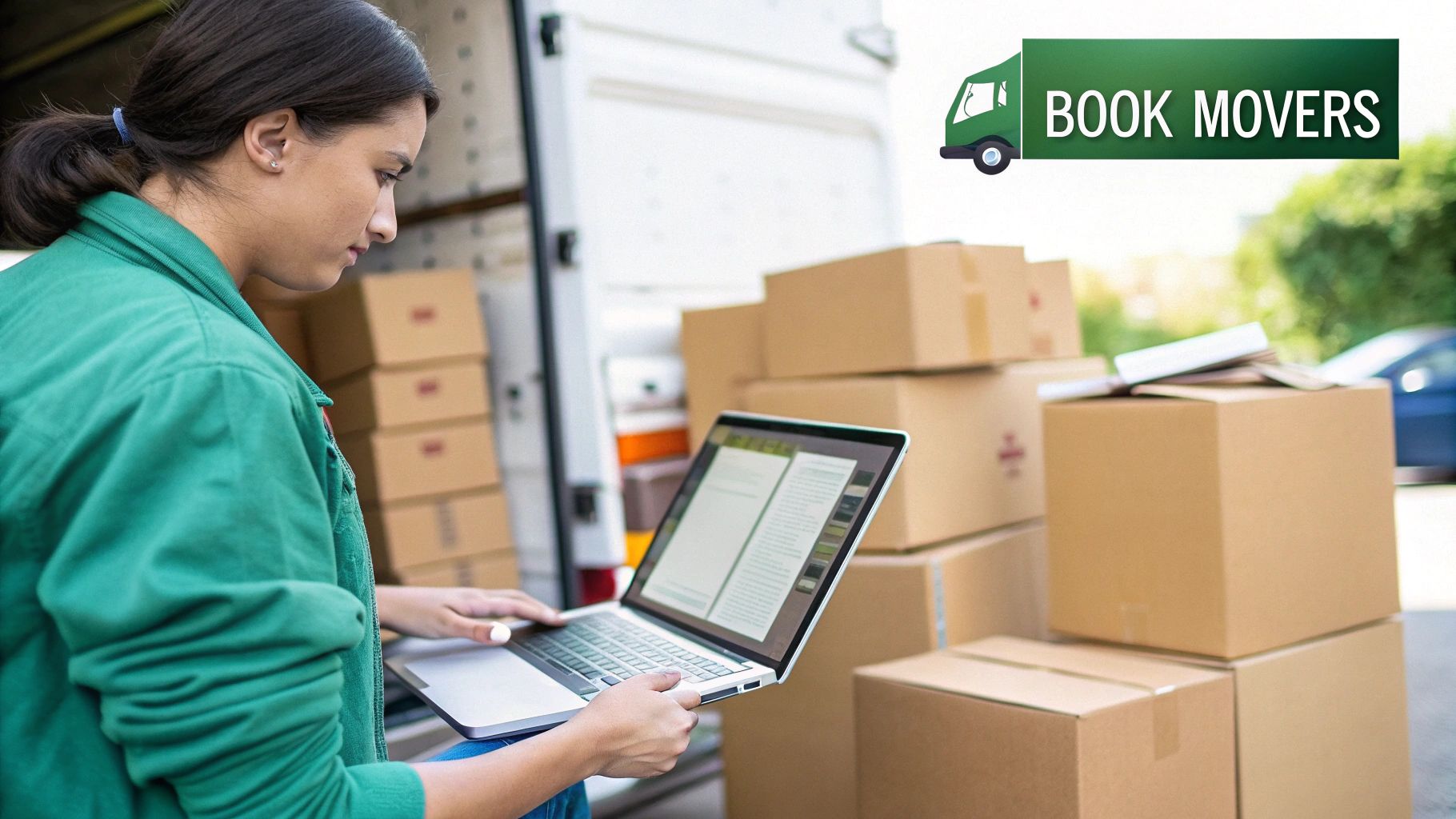 Research and Book Moving Company or Truck Rental