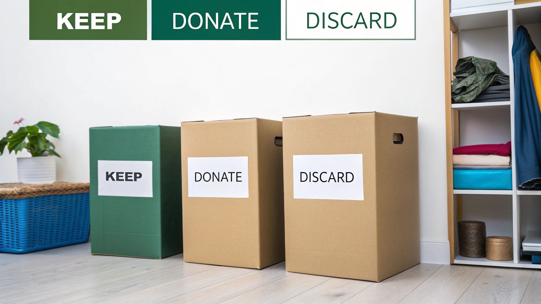 The Keep, Donate, Discard Method