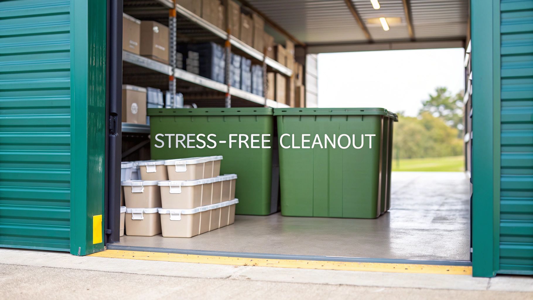 Clean Out Storage Units Without the Stress