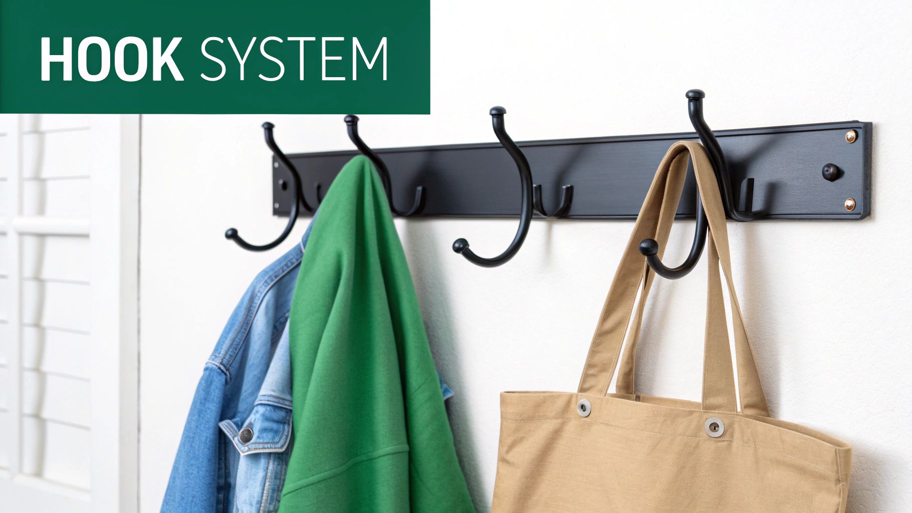 Wall-Mounted Hook Systems