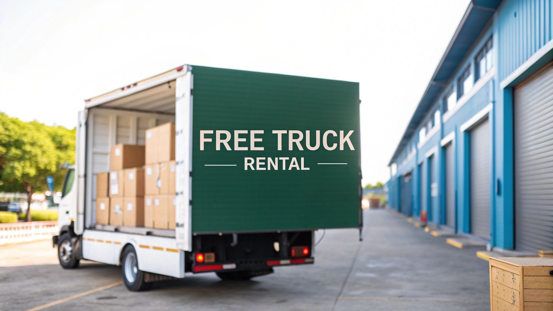 Finding a Free Moving Truck with Storage Rental