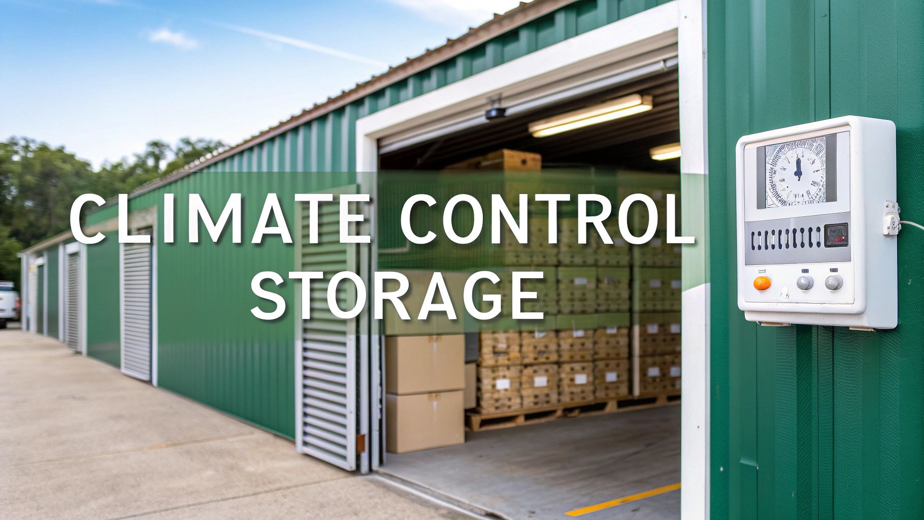 Your Guide to Climate Control Storage
