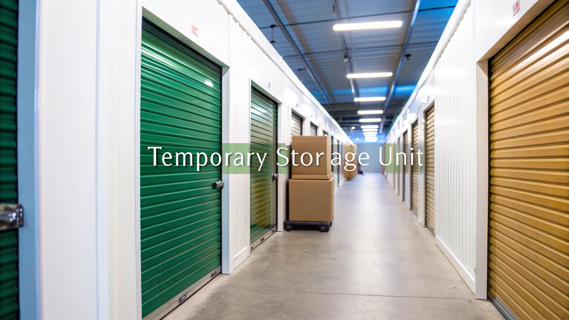 Your Guide to Temporary Storage Units