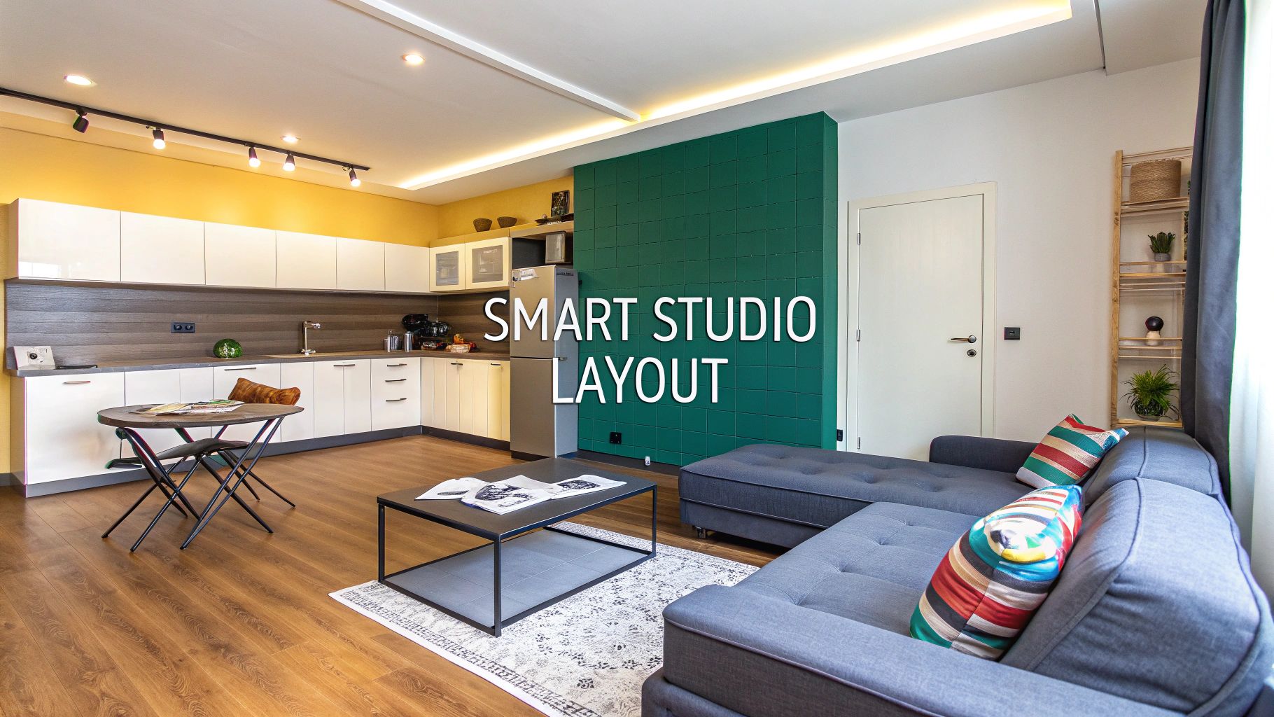 Smart Studio Apartment Furniture Layout Ideas