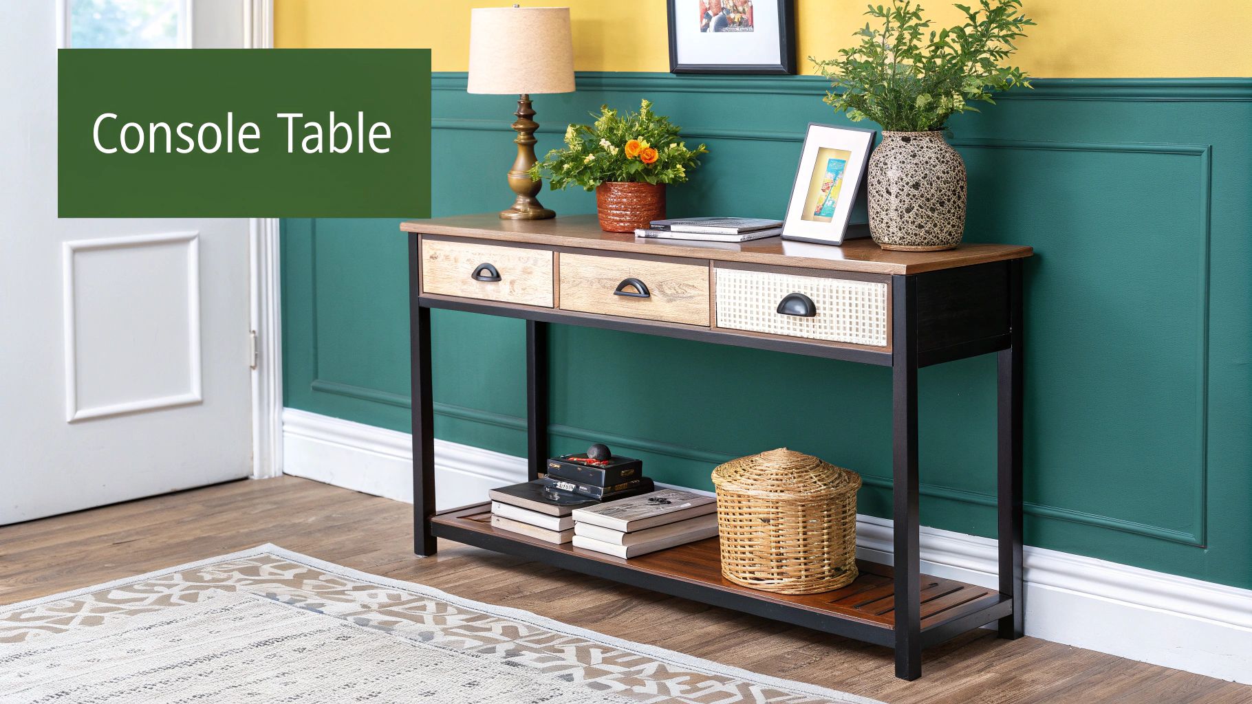 Floating Shelves with Hidden Storage