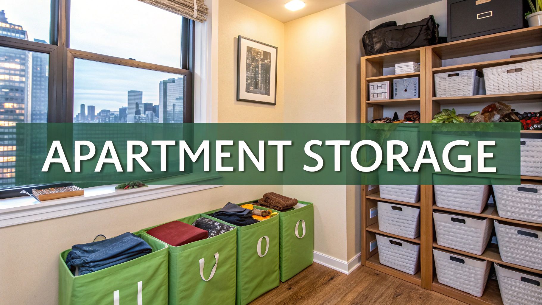Find the Best Storage Units for Apartments | Declutter Easily